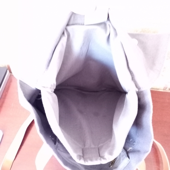 AAA Canvas Grey Travel Backpack - Picture 8 of 9